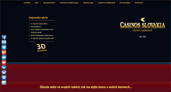 Desktop Screenshot of casinos.sk