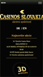 Mobile Screenshot of casinos.sk