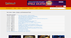 Desktop Screenshot of casinos.ch