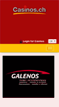 Mobile Screenshot of casinos.ch